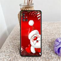 Dėklas, skirtas Samsung Galaxy A52 A12 A51 A32 A71 A21s A22 A11 A02s A03 A23 A13 A53 A41 A31 A72 Minkštas telefono dangtelis Linksmų Kalėdų Sniego Samsung A73 red