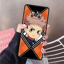Case For Xiaomi Mi Poco X3 NFC X4 Pro F3 F4 GT M4 M3 F1 C40 11 Lite 11T Soft Silicone Funda Phone Cover Jujutsu Kaisen Card Capa Mi 11T black