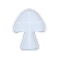 Mushroom Coaster Epoxy Resin Mold Storage Tray Plate Dish Mat Silicone Mould  Crafts Jewelry Holder Organizer white