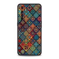 Mandala flower totem For Realme 11 10 9 8 5G 7 6 GT2 Pro Plus C21 C11 C25 C35 Silicone Cover For Realme GT Neo 2 3 3T Phone Case Realme 8(8 Pro) black