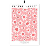 Abstract Matisse Figure Flower Market Pink Wall Art Nordic Posters Canvas Painting  And Prints Pictures For Living Room Decor 21x30cm No Framed white