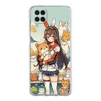 Case For Samsung A54 A52 A50 A70 A10 A30 A40 A20S A20E A02S A12 A14 A22 A24 A42 A34 A32 5G A04s Cover Genshin Impact Wanderer Samsung A34 beige