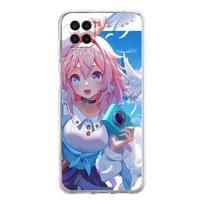 Dėklas Samsung A54 A52 A50 A70 A40 A20S A20E A02S A12 A14 A22 A24 A42 A34 A32 5G A04s Viršelis Honkai Star Rail Genshin Impact Samsung A34 blue
