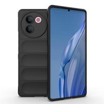 Dėklas Vivo V40 Lite Dėklas Vivo V40 Lite Dangtelis Funda Coque Minkštas Silikonas Odai Draugiškas TPU Telefono Galinis Bamperis Vivo V40 Lite 5G For Vivo V40 Lite 5G juoda