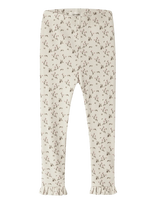 Lil'Atelier - Nmflago Mer Slim Leggings Lil - Tamprės - Kreminė spalva