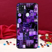 Purple Aesthetic Case For Samsung Galaxy A34 A54 A14 A53 A13 A51 A71 A50 A12 A22 A32 A52 A72 Phone Cover Samsung A52S 5G black