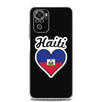 Phone Case For Xiaomi Redmi Note 13 12 5G 9S 9 8 10 11 Pro Plus 4G 9T 13C 12C10C 9C 9A 7 Clear Cover shipping Haiti Flag Redmi Note 10 white