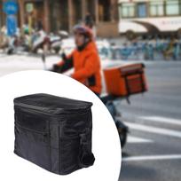 Maisto šaldymo maišelis Pristatymas Užtrauktukas Nešiojamas šaltas terminis pyragas transportavimas juoda