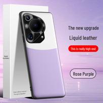 Protective Liquid Leather Shell Case for Huawei Pura70ultra Mobile Phone Huawei Pura70 Ultra gray