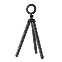 Magnetic Phone Stand Quick Release Desktop Octopus Tripod Holder for Mobile Phones Fill Light Easy Installation Removal black