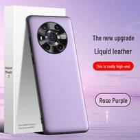 Protective liquid leather case for Honor Magic 3, anti-fall and anti-fouling design, ships as one piece. Honor Magic 3 gray