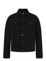 True Religion - Trucker Jacket Sn - Džinsinis švarkas be pamušalo - Juoda