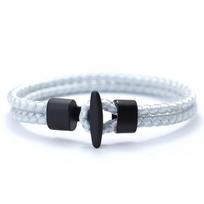 4mm Milanese Rope Simple Bracelet Black Easy Pull Hook Men's Arm Band Double Layer Braclet Vintage Braided Braslet 20.5cm/8.07inch ryškiai raudonos spalvos