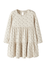 Lil'Atelier - Nmflago Moi Ls Loose Dress Lil - Suknelė kūdikiui ilgomis rankovėmis - Kreminė spalva