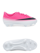 Nike - Jr Vapor 17 Club Fg/Mg T - Futbolo batai - Rožinė