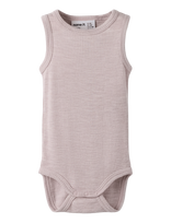 Name It - Nbnwax Wool Rib Tank Body - Berankovis smėlinukas - Violetinė