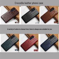 Honor X20/X20SE Crocodile Belly Pattern Leather Case for X10Max Honor X50 juoda