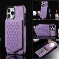 iPhone 13/14/15 Case with Card Holder, Lanyard, Anti-Theft, Mirror & Brush Sticker S20 Plus juoda