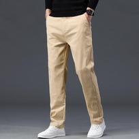 New Men'S Casual Pants, Loose Straight Leg, New Long Pants, Autumn Outfit, Versatile, Trendy, Spring And Autumn 28 chaki