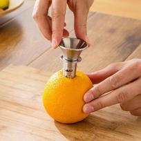 Nerūdijančio plieno rankinis rankinis presas citrinoms, vaisiams, apelsinams, citrusiniams vaisiams, sulčiaspaudė