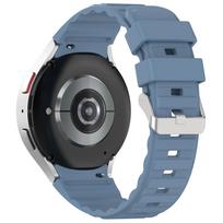 „No Gaps“ silikoninis dirželis, skirtas Samsung Galaxy Watch 7 6 5 4 40 mm 44 mm sportinė apyrankė, skirta Galaxy Watch 6Classic 43/47 mm 5Pro 45 mm apyrankei For Watch 6 Classic gray