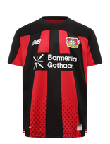 New Balance - Bayer 04 Leverkusen 26/27 Home Youth Short Sleeve Jersey - Futbolo marškinėliai - Juoda