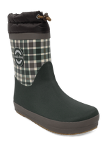 Mikk-line - Wellies Winter Merged - Barefoot - Žieminiai batai su raišteliais - Chaki spalva