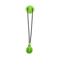 Suction Cup Dog Pull Toy Puppy Toy for Food Distribution Tooth Cleaning Dog Rope Toys for Aggressive Chewers Tug of War Dog Toy S Ball Dia. 5cm mėlyna