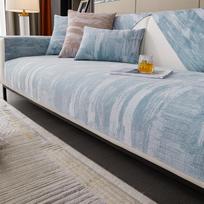 Four Seasons Universal Sofa Cushion Dandelion Jacquard Sofas Protective Cover Towel Anti-slip Cushion for Living Room Home Decor 70x70cm 1pcs gray