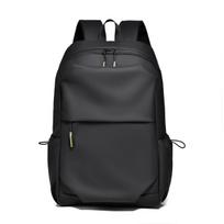 Junior high school student schoolbag men's simple solid color backpack anti-splashing backpack large capacity computer bag juoda