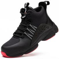 Labor Insurance Shoes Men's Lightweight Deodorant, Smash-proof and Puncture-proof Steel Baotou Work Safety Shoes 36