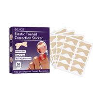 EELHOE Elastingas nagų korekcijos pleistras, nagų atstatymo įaugusio nagų pleistras, nagų vagos tiesinimo sagtis korektorius 50pcs/package beige