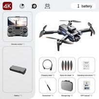 2024 m. Naujas S1S Mini Drone HD 8K bešepetėlis variklis Drono kliūčių išvengimo ESC dvigubos kameros WIFI FPV sulankstomas keturkopterio žaislas 4K-1 Battery