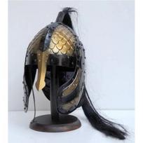 Medieval Fantasy Norman Viking Helmet - Authentic Replica for Collectors, LARP, and Cosplay Enthusiasts gray
