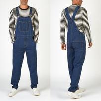 Vyriški kombinezonai Kombinezonai Tall Wash Jeans Reguliuojami dirželiai Džinsinis kombinezonas Laisvas darbinis kombinezonas Darbinės kelnės M tamsiai mėlyna spalva