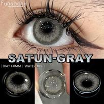 FUNSACHY Cosmetics Color Contact Lenses 1pair Brown Color Lens Fashion Lenses Korean Lenses Grow Eye Big Eye Lens Gray Contacts PURPLE