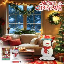 Christmas Decoration Huge  Stand Santa Claus  Christmas Tree Kindergarten Activity Layout Column One Size