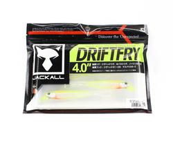 Jackall minkštas masalas Drift Fry 4 coliai Geltonas Chart Fry (3414)