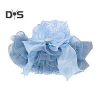 Šunų princesės suknelė Bling nėrinių pyragas Camisole Tutu Suknelė mažiems šuniukams Šuniukų apranga vestuvių vakarėliams S mėlyna