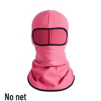 German velvet cold-proof winter headgear mask for cross-border bicycle riding, thick and warm. One Size pink