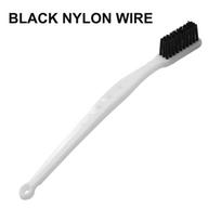 Rūdžių vielos nerūdijančio plieno baltas vielinis šepetys 1 vnt Black Nylon Wire