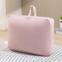 1PC Foldable Storage Bags Travel Clothes Bag Compression Packing Cube Suitcase Organizer Household M smėlis