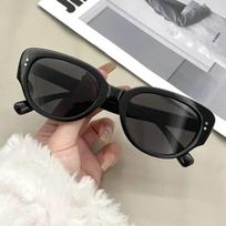 Fashion Luxury Cat Eye Sunglasses Ladies Outdoor Car Driving Eyewear Men Women Vintage Travel UV400 Sun Glasses Shades as picture gray