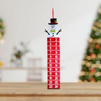 Kalėdų kalendorius Advento kūrybiškas idealus dovanos mielas dekoravimo rekvizitas Snowman