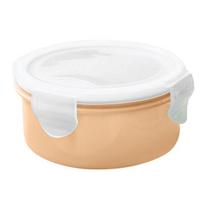 280/380ml Portable Transparent Sealed Lunch Box Food Bento Storage Container 380ml žalia