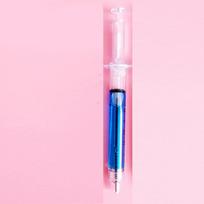 5 vnt Kanceliarinės prekės Dovanų Slaugytoja Skystas švirkštas Injekcinis tušinukas berniukų mokykla 5pcs pink