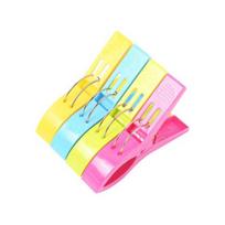 4 Didelis skalbinių segtukas paplūdimio rankšluosčių segtukas Džiovinimo stovo segtukas 4pcs yellow