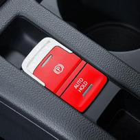 Automobilio rankinio stabdžio automatinio laikymo P jungiklio mygtuko dangtelio dangtelio apdaila Apsaugos stiliaus priedai, skirti VW Golf 7 7.5 MK7 AT sidabras