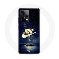 Coque Maniacase pour Xiaomi Redmi Note 12 Pro 5G nike logo doré nuit étoilé