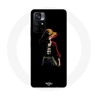Coque Maniacase pour Xiaomi Poco M4 Pro 5G one piece manga anime luffy fond noir juoda